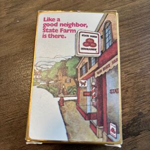 State Farm Insurance Playing Cards in Gold Box New Hoyle